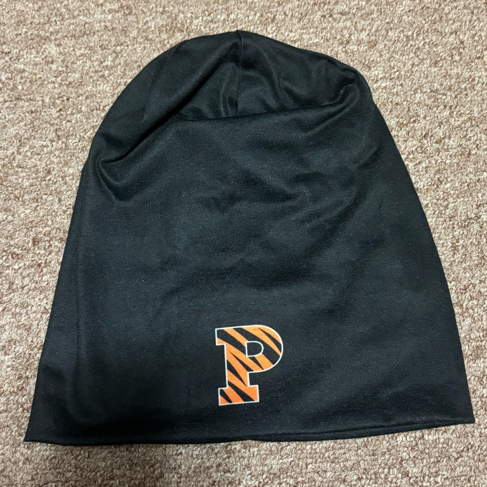 Princeton Black and Orange Tiger P Beanie